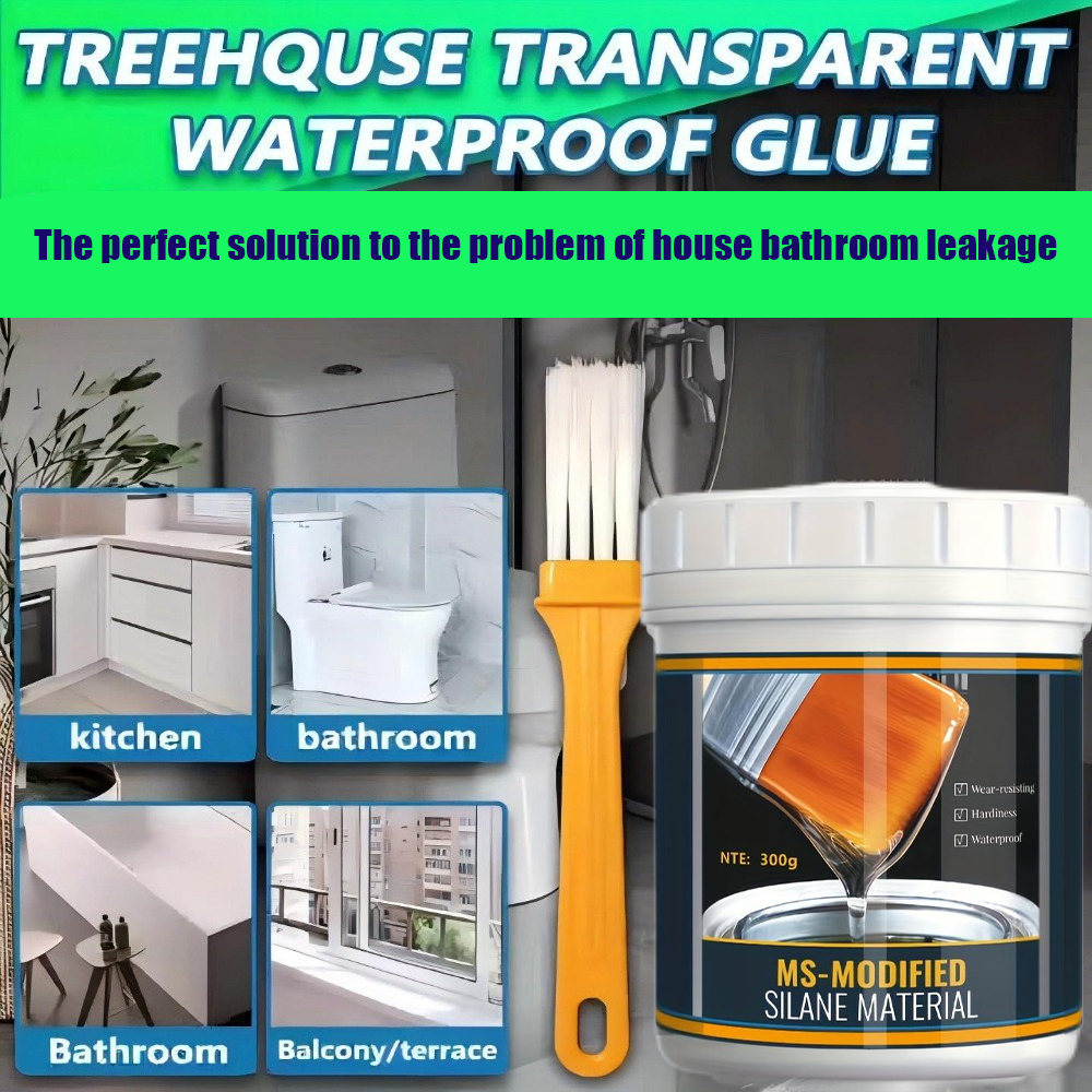 Super Invisible Waterproof Repair Kit/100g/300g Kit - Home-specific waterproof sealant, a durable, transparent solution to replace cement
